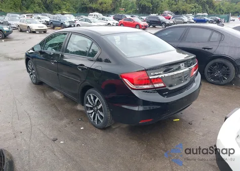 2015 Honda Civic Ex-L из США, поврежденный, VIN 2HGFB2F96FH529643
